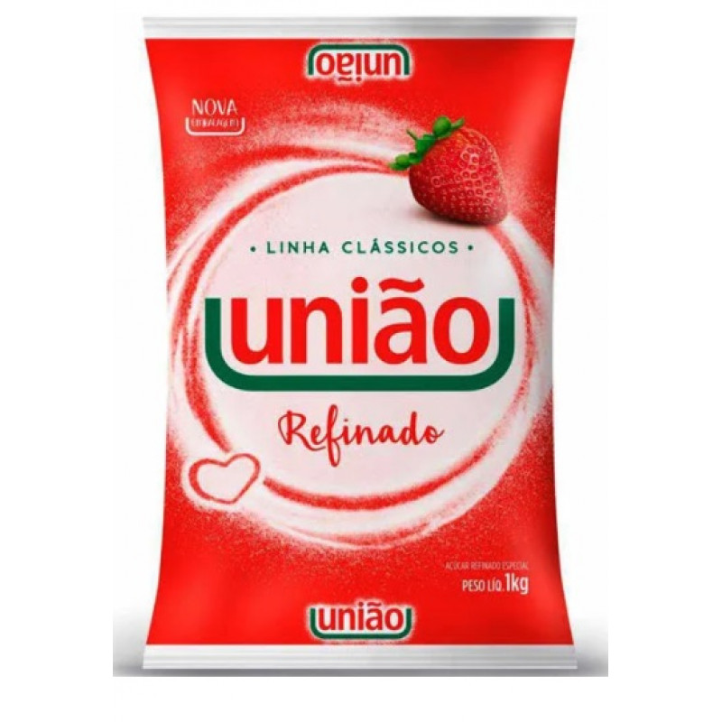 Açúcar Refinado União - Pacote 1kg